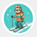 Search for funny skiing stickers Cross country skiing