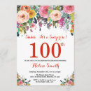 Search for surprise 100th birthday invitations Adult birthday party