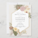Search for palm bridal shower invitations Terracotta