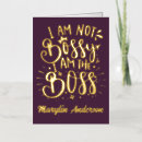 Search for bossy cards For her