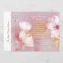 Search for white flowers confirmation invitations Cross