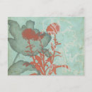 Search for teal background postcards Floral
