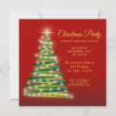 Search for elegant red gold christmas invitations Xmas