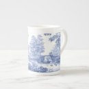 Search for blue toile mugs French