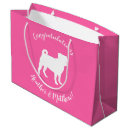 Search for pug gift bags Pink