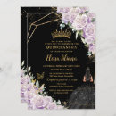 Search for purple black butterfly birthday invitations For kids