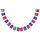 Search for red white blue bunting flags Happy birthday