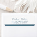 Search for blue stripe return address labels Masculine