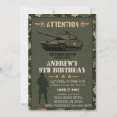 Search for military camo invitations Boot camp