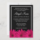 Search for black gerbera daisy invitations Daisies