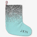 Search for aqua christmas stockings Girly