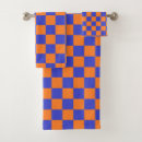 Search for orange bath sets Chequered