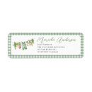 Search for vegetables return address labels Baby shower