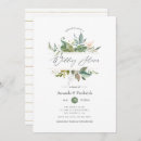 Search for greenery shower wedding invitations Floral