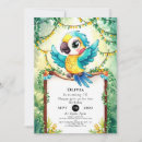 Search for parrots invitations Colourful