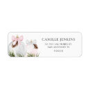 Search for white pink return address labels Girl baby shower