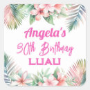 Search for hawaiian birthday party stickers Luau