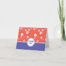 Search for white flower pattern cards Blue