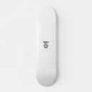 Search for plain white skateboards Printable editable modern logo
