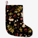 Search for rabbit with a christmas stockings Watercolor