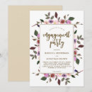 Search for pretty engagement party invitations Typography