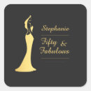 Search for womans 50th birthday party stickers Glitter