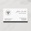 Search for psychology symbol business cards Psychologist