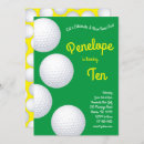 Search for golf ball birthday invitations Cute