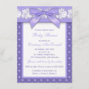 Search for purple umbrella baby shower invitations Girly