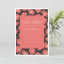 Search for red black bridal shower invitations Elegant
