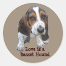 Search for basset hound stickers Puppy