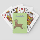 Search for alpaca playing cards Illustration
