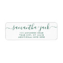 Search for elegant monogram wedding return address labels Family name monogram
