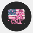 Search for pink american flag stickers Breast cancer survivor