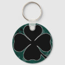 Search for 4 leaf clover round key rings St patricks day