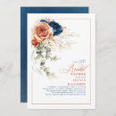 Search for blue and orange bridal shower invitations Bride