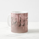 Search for lady in gold mugs Elegant