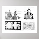 Search for architectural plans posters Mediaeval