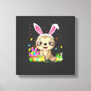 Search for cute rabbit canvas prints Happy
