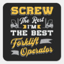 Search for warehouse stickers Forklift driver