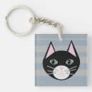 Search for striped cat key rings Kitty