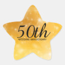 Search for fiftieth star stickers Gold
