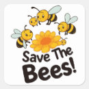 Search for save the bees stickers Yellow