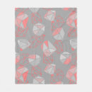 Search for coral and grey blankets Modern