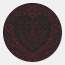 Search for black and red stickers Gothic