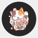 Search for kawaii tea stickers Neko
