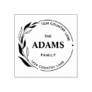 Search for round return address labels rubber stamps Modern calligraphy