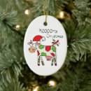Search for funny cow christmas tree decorations Cute