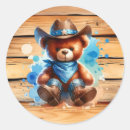 Search for cute brown teddy bear stickers Blue and brown