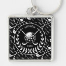 Search for sport logo key rings Golfer